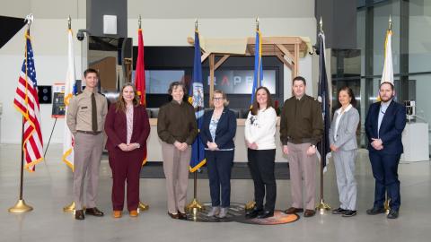 Draper Staff and U.S. Army officials 