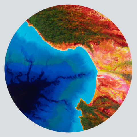 "Monterey Mycorrhizal” artwork by John Sabraw