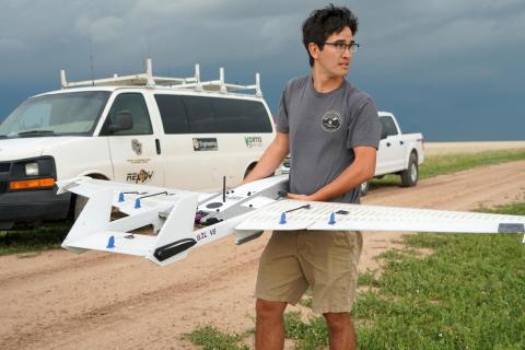 Alex Hirst developed a guidance capability for pilotless fixed-wing planes 
