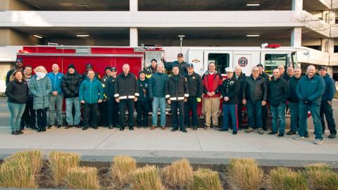 Draper Team and Cambridge Fire Department 