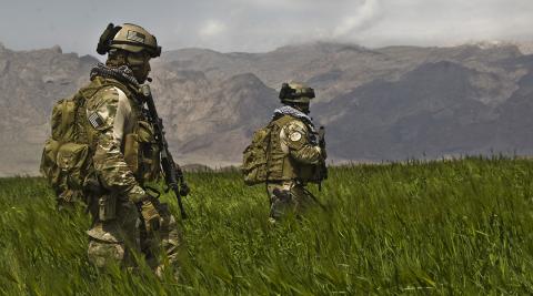 Special operations forces patrol in Afghanistan (U.S. Army photo)