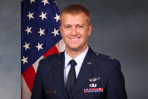 Eric Robinson, a Mobility Pilot in the U.S. Air Force and alumnus of the Draper Fellow Program, found a way to optimize the tasking of data collection across separately managed satellites—and earned the Von Karman Award for his achievement.