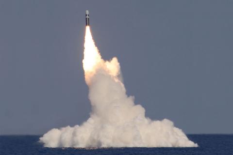 First flight of the new MK6 MOD 1 Guidance System designed by Draper occurred on Demonstration and Shakedown Operations (DASO) 23 off SSBN 734 on 22 February 2012. (Photo credit: U.S. Navy)