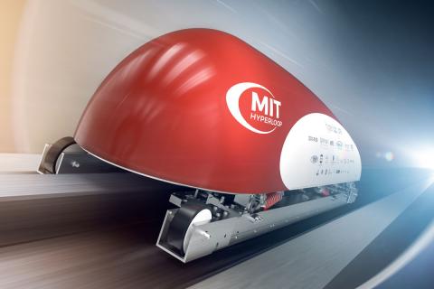 Draper served as mentor and advisor to the MIT Hyperloop Team. The Team won first for design and third overall in the national Hyperloop Pod Competition. Image courtesy of the MIT Hyperloop Team.