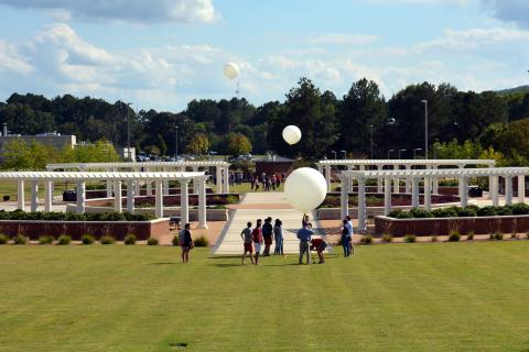(UAH photo) Draper will demonstrate a prototype hyperspectral imager for CubeSats aboard one of the high-altitude balloons launched by University of Alabama, Huntsville, students.